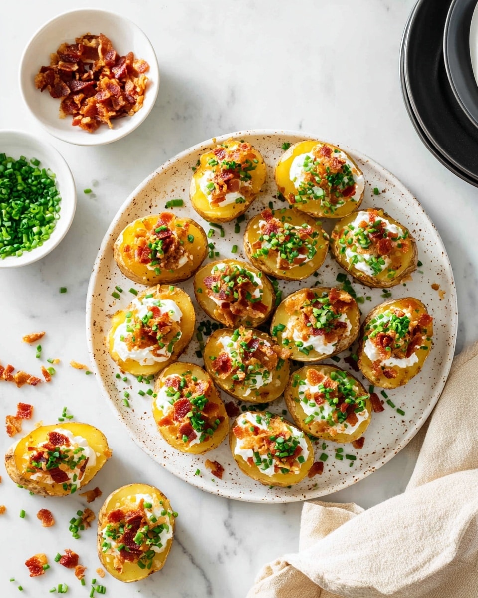 Loaded Mini Baked Potatoes Recipe