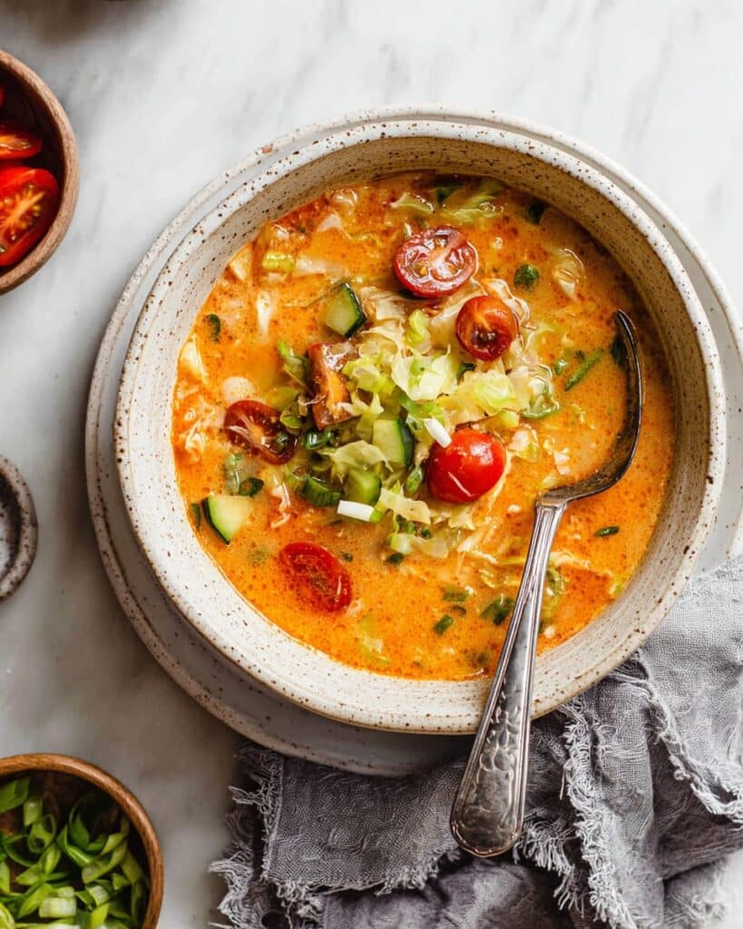 Instant Pot Cheeseburger Soup (Keto) Recipe