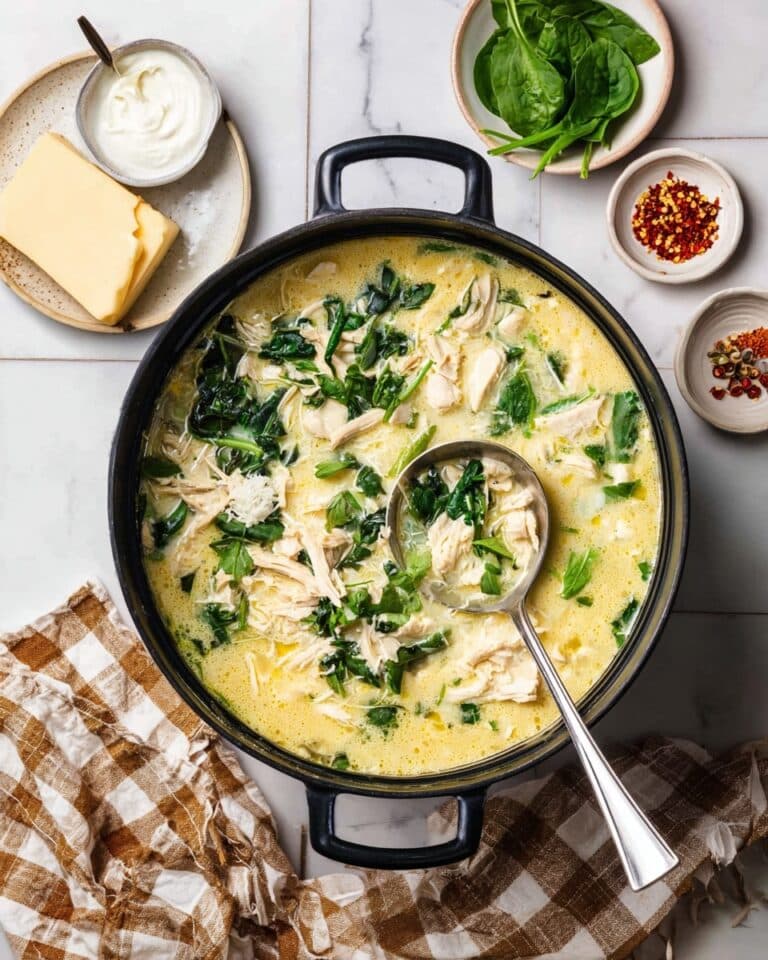 Creamy White Lasagna Soup Recipe