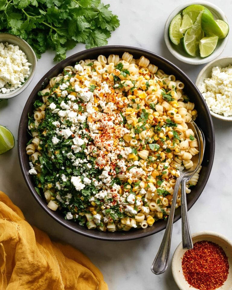 Easy Mexican Street Corn Pasta Salad Recipe