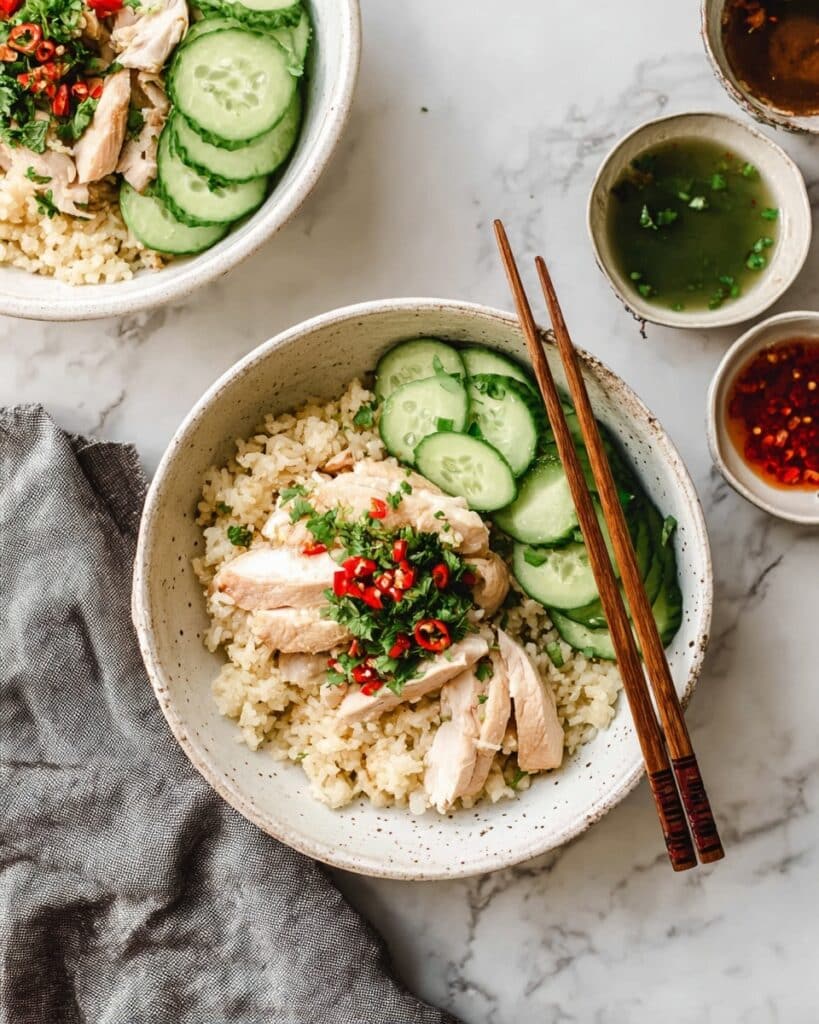 One-Pot Hainan Chicken Rice Recipe