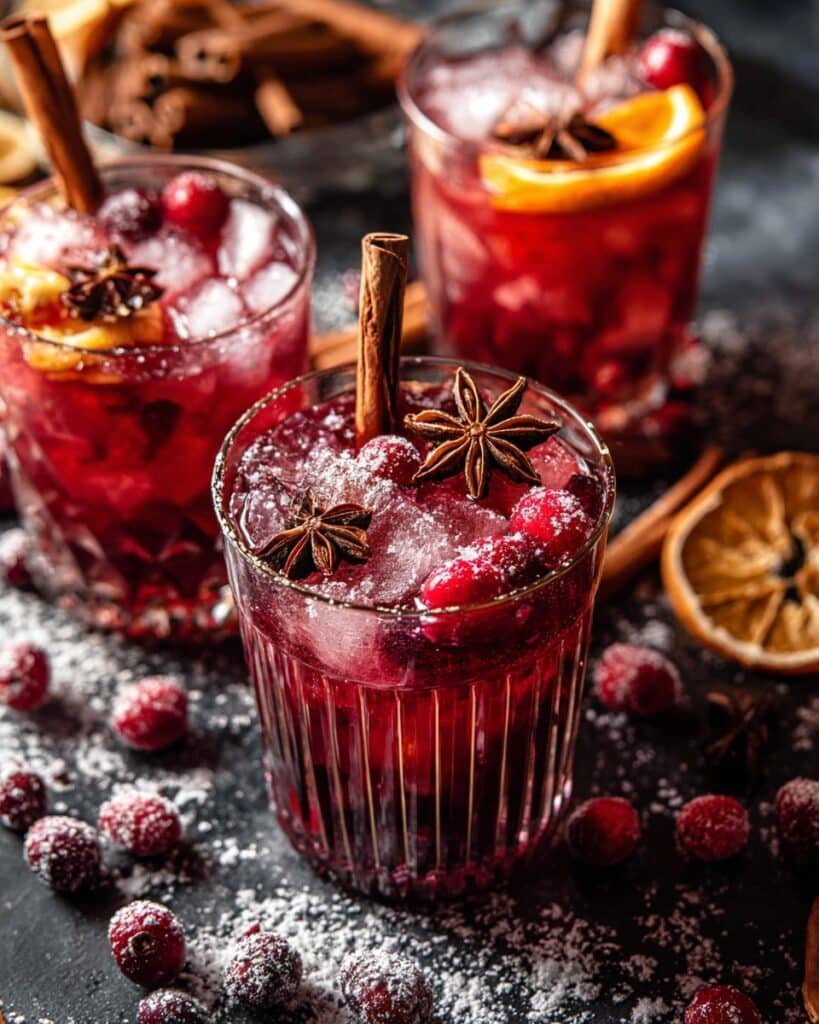Thanksgiving Cranberry Cobbler Punch Recipe