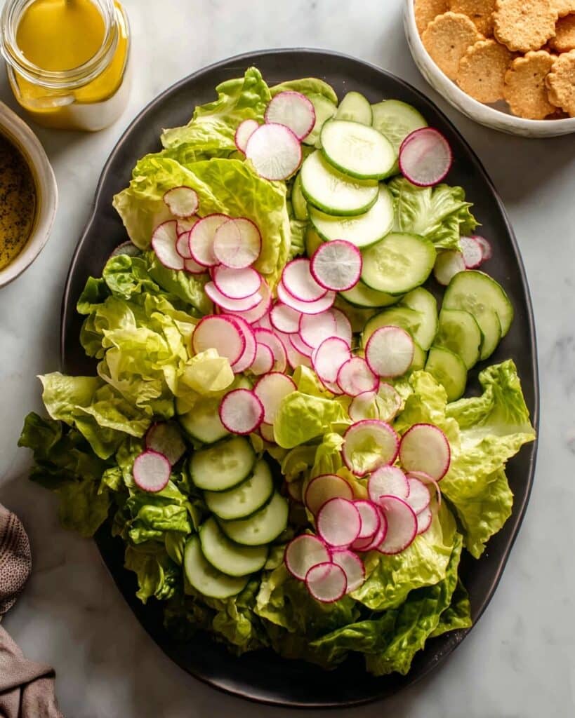Butter Lettuce Salad with Lemon Chive Dressing Recipe