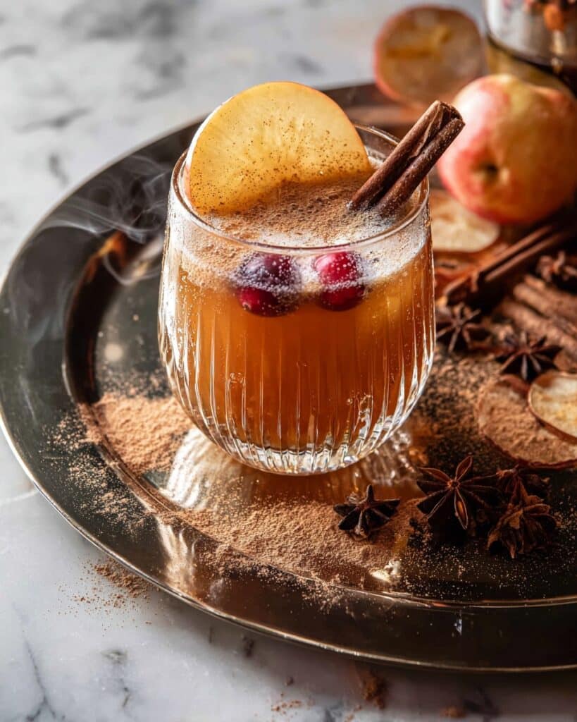 Cinnamon Apple Bourbon Smash Recipe