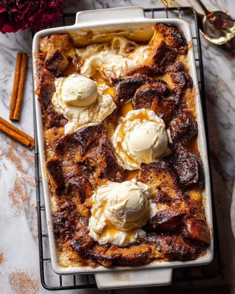 Baked Cinnamon Apple Butter French Toast with Maple Cream and Cinnamon Syrup Recipe