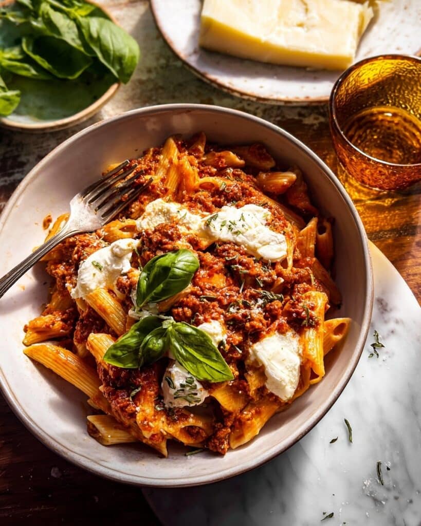 Crockpot Brown Butter Tomato and Ricotta Pasta Recipe