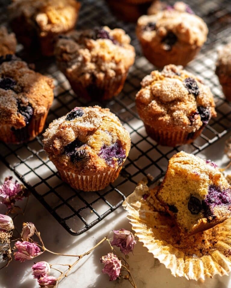 Blueberry Yogurt Coffee Cake Muffins Recipe