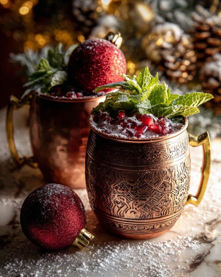 Spicy Ginger Pomegranate Mule Recipe
