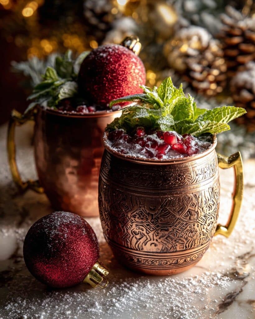 Spicy Ginger Pomegranate Mule Recipe