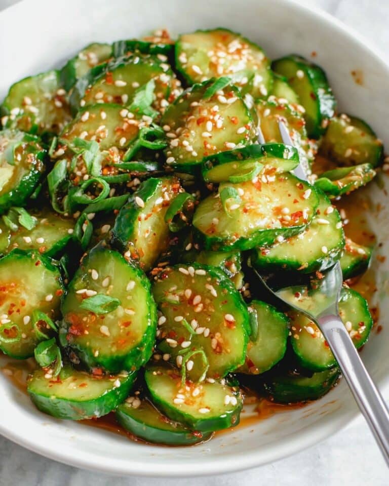 15-Minute Spicy Cucumber Salad Recipe