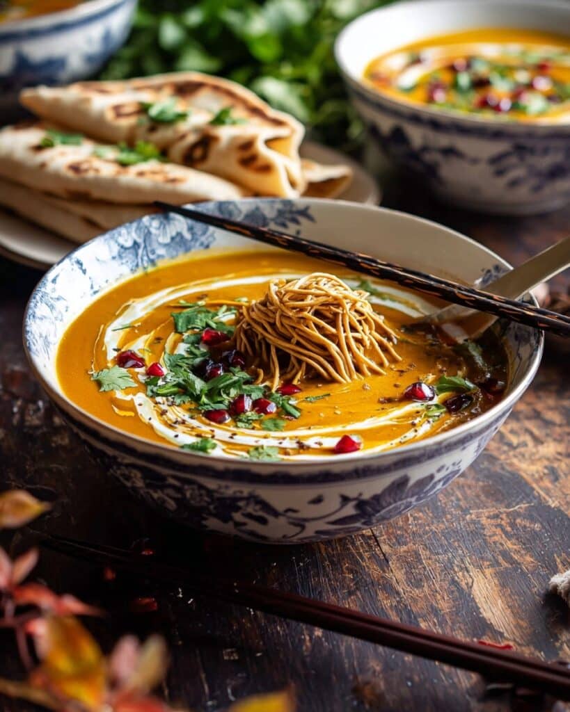Creamy Thai Red Curry Chicken Noodle Soup Recipe