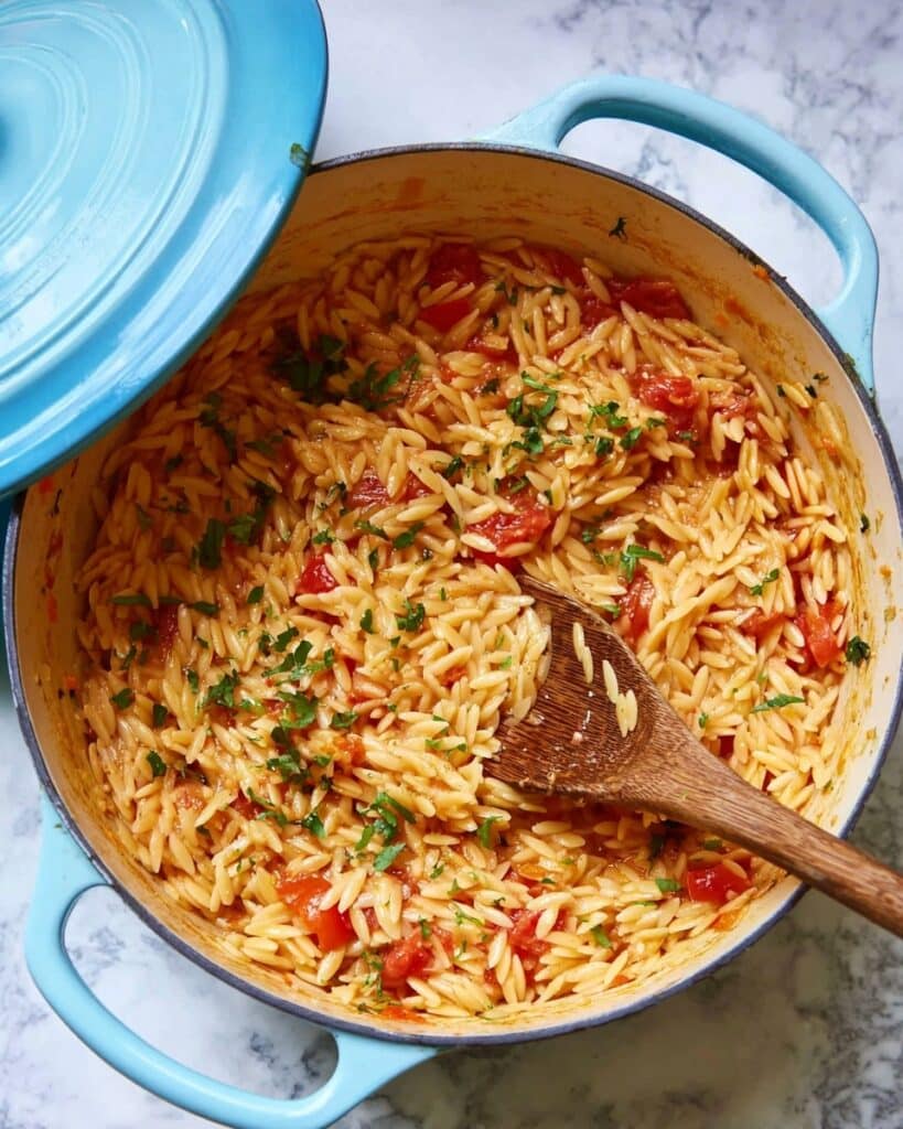 One-Pot Tomato Orzo Recipe