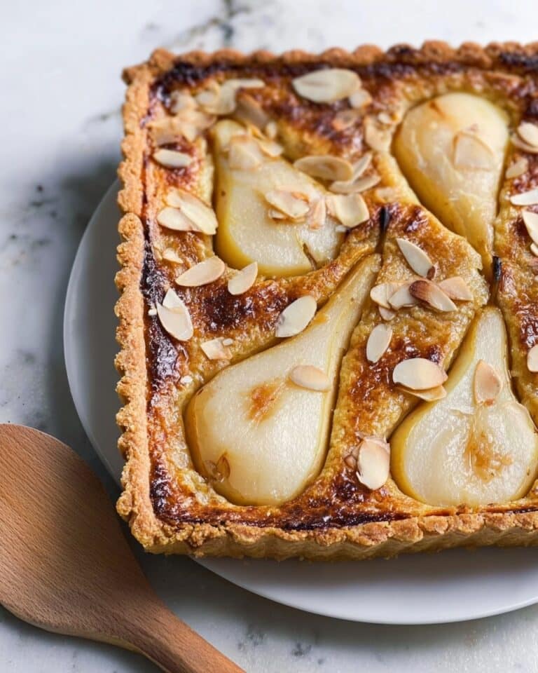 Pear & Cardamom Tart Recipe