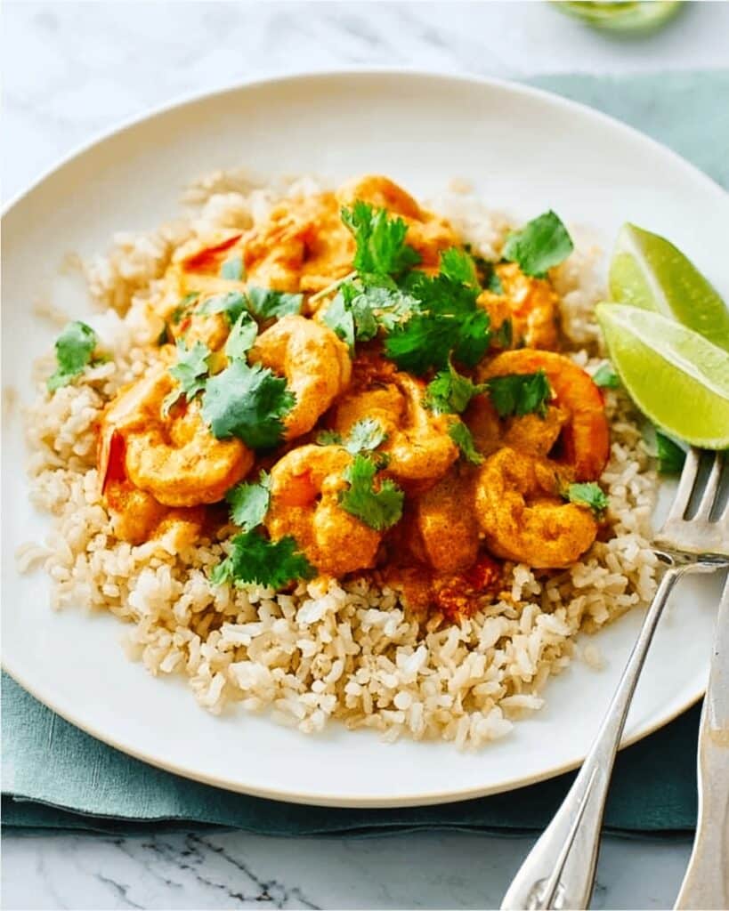 Creamy Salmon, Prawn & Almond Curry Recipe