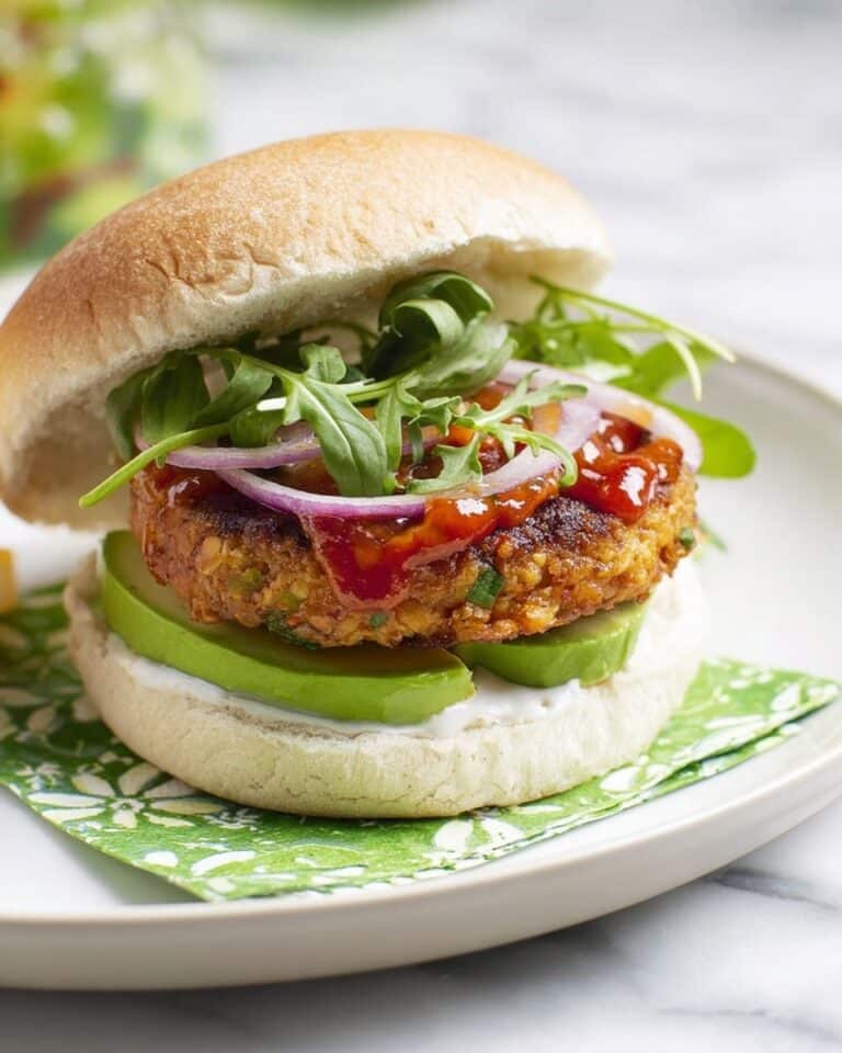 Carrot and Sesame Burgers with Lemon Yogurt and Avocado Recipe