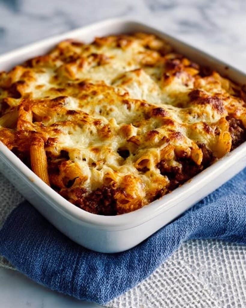 Mild Chilli & Bean Pasta Bake Recipe