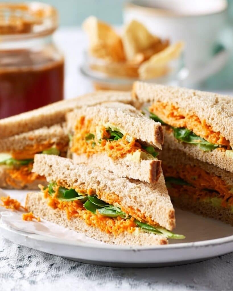 Carrot & Raisin Sandwiches Recipe