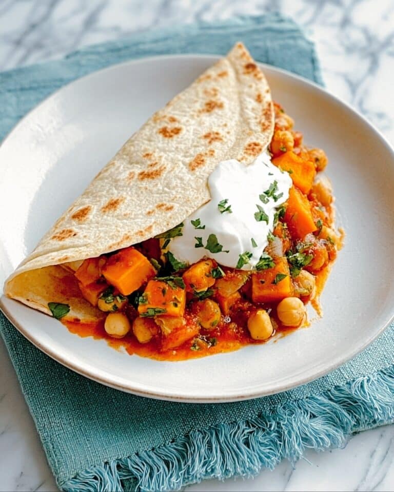 Spicy Vegetable Chapati Wraps Recipe