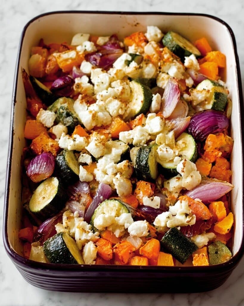Roasted Autumn Vegetables with Lancashire Cheese Recipe