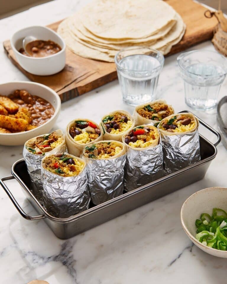 Vegetarian Breakfast Burrito Recipe