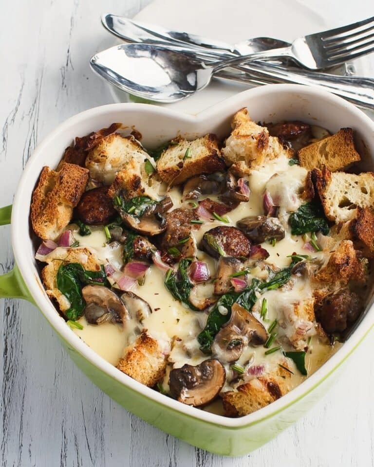 Rustic Sausage and Escarole Bread Bake Recipe