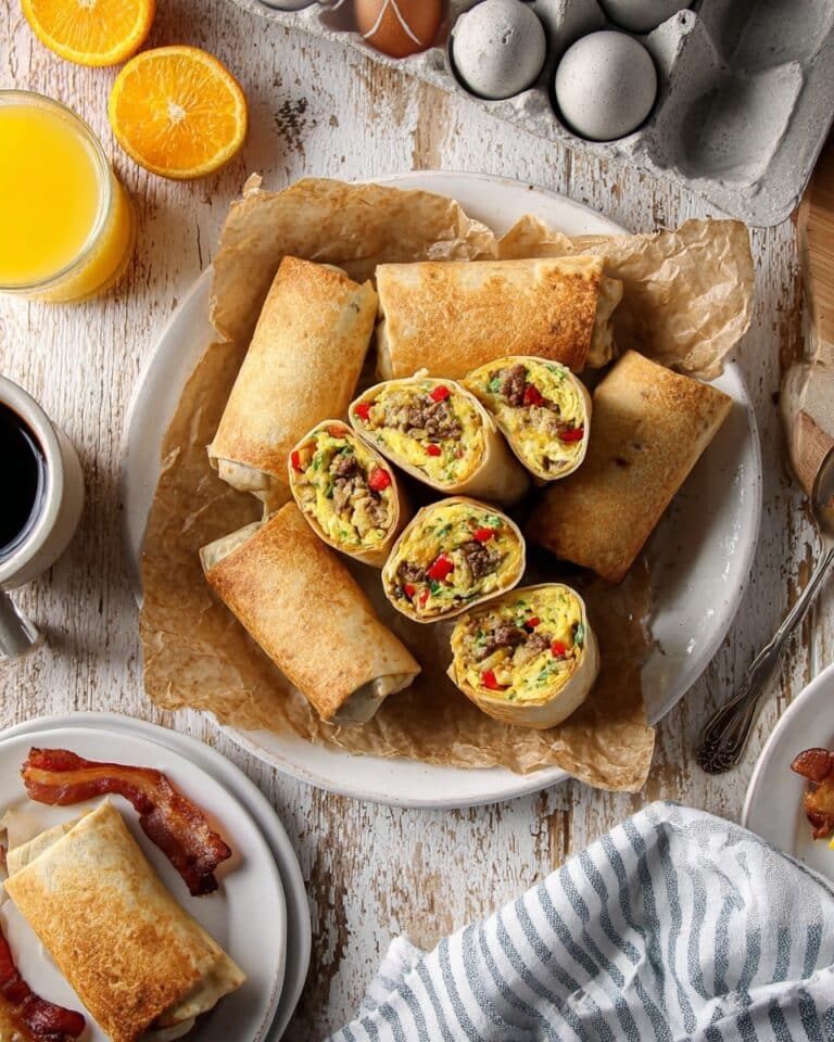 Air Fryer Breakfast Burritos Recipe