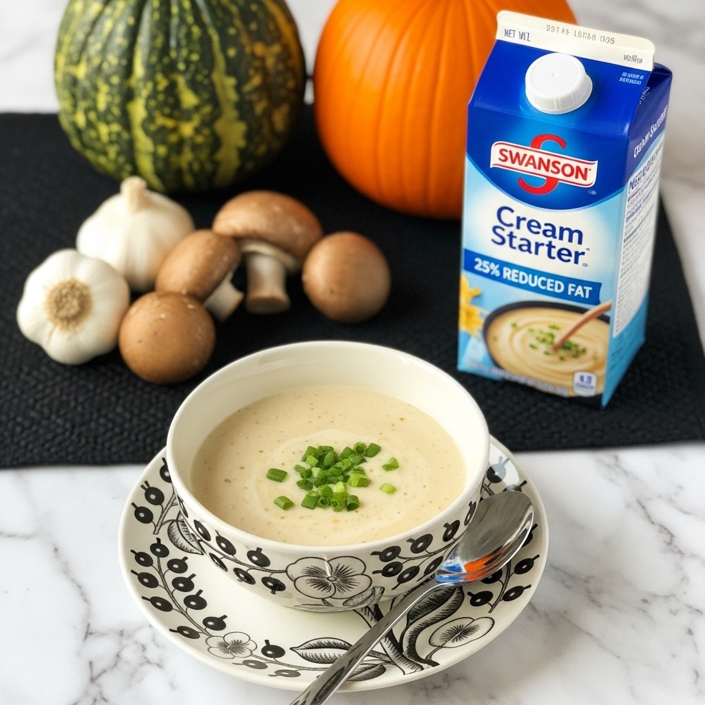Savory Cream of Mushroom Soup Recipe