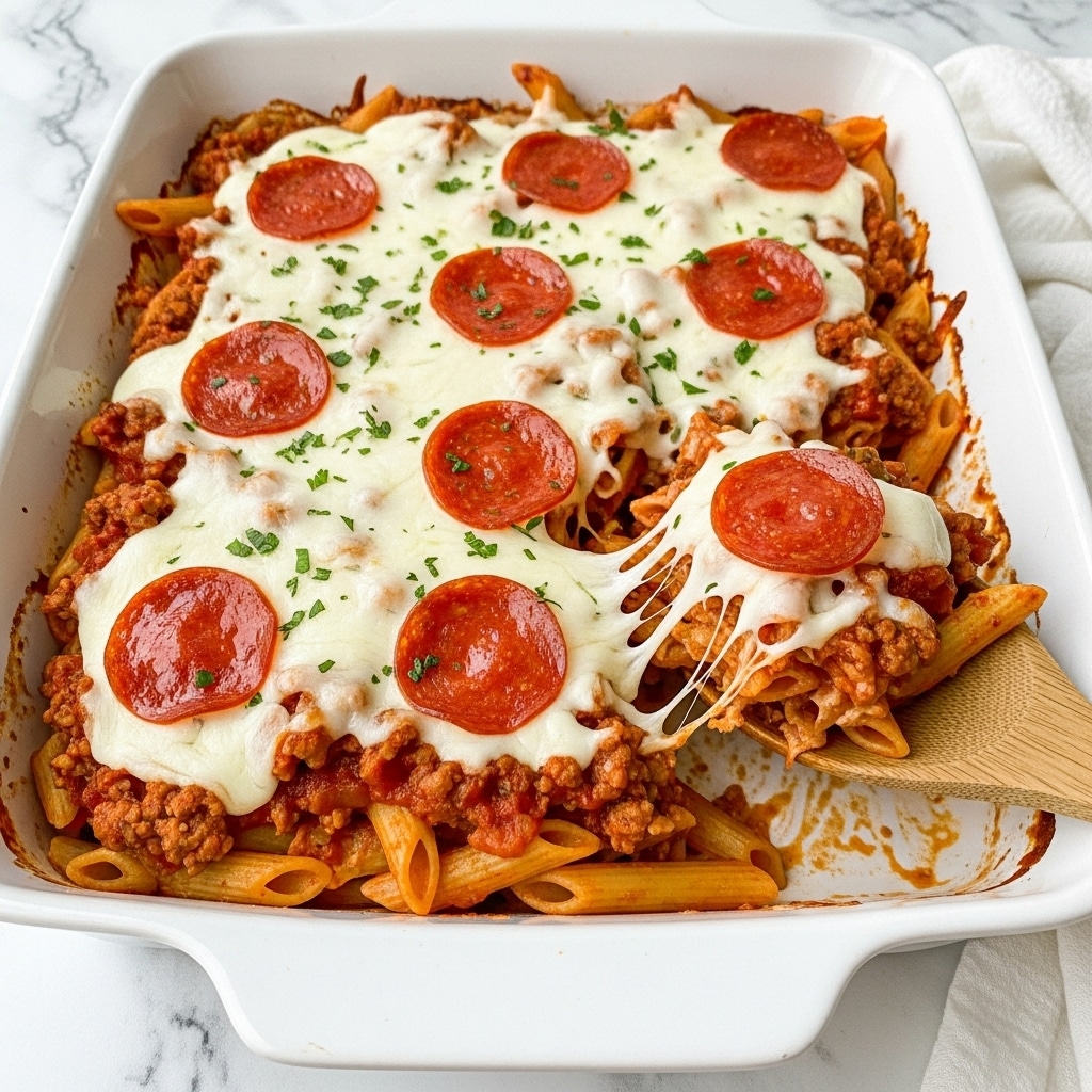 Pizza Pasta Casserole Recipe