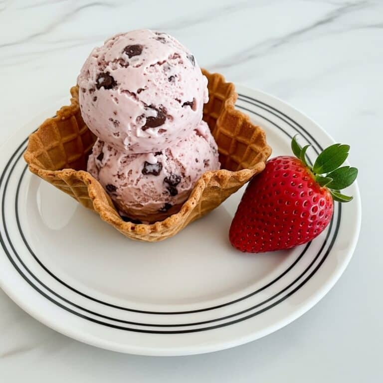 Egg-Free Strawberry Ice Cream Recipe