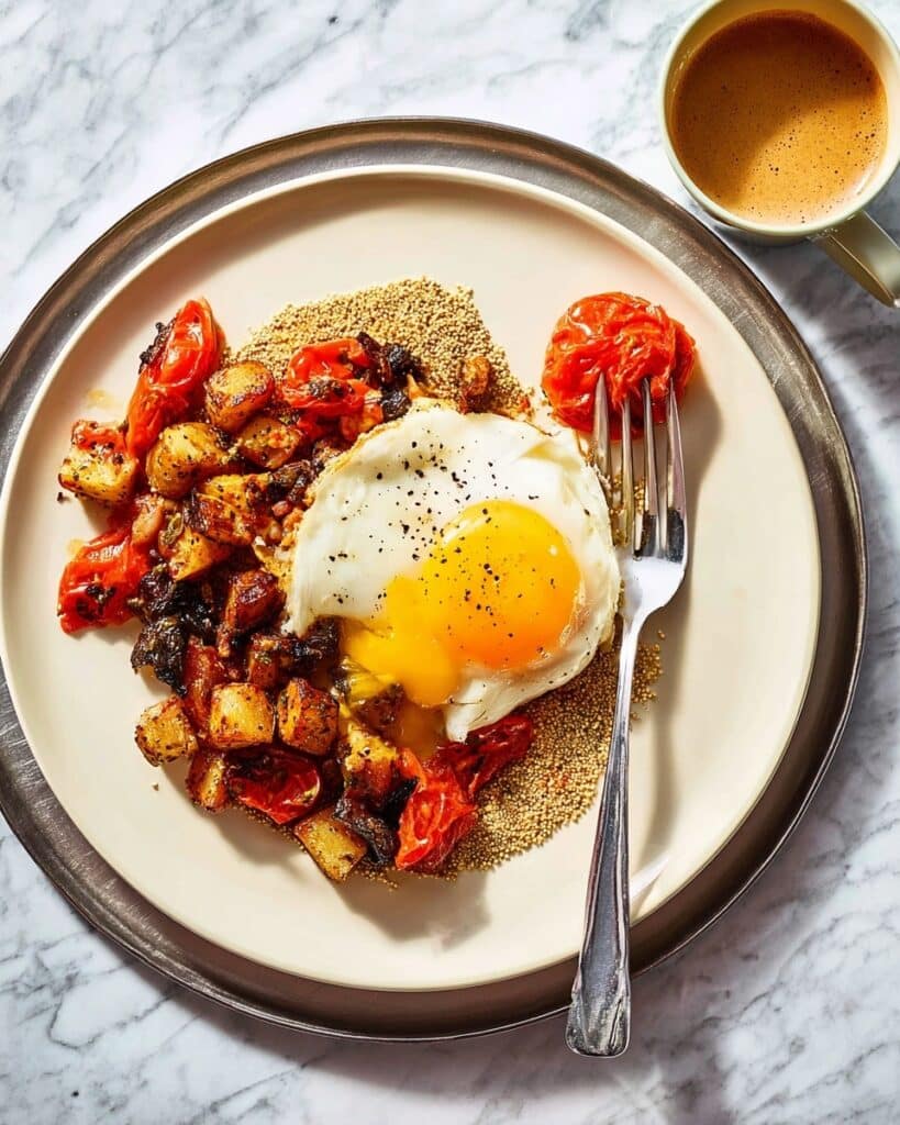 Smoky Mushroom & Potato Hash with Oaty Thins Recipe
