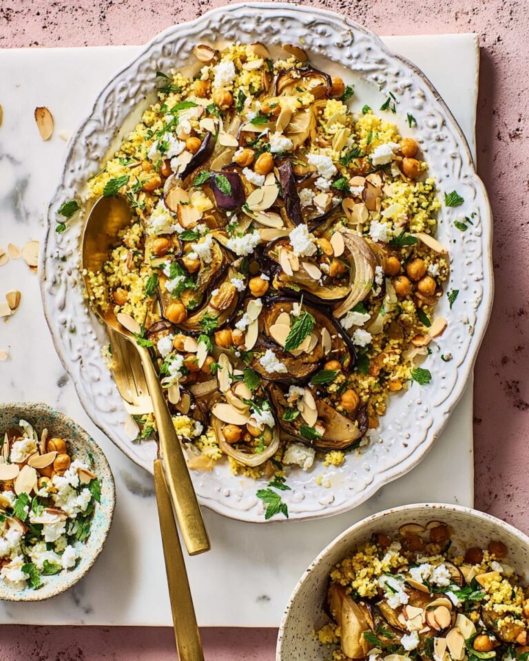 Bulgur & Aubergine Pilaf Recipe
