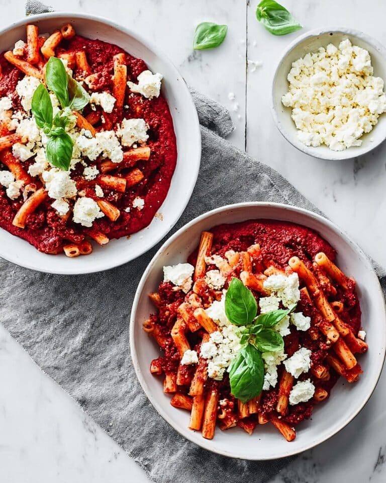 Beetroot & Feta Pasta Recipe