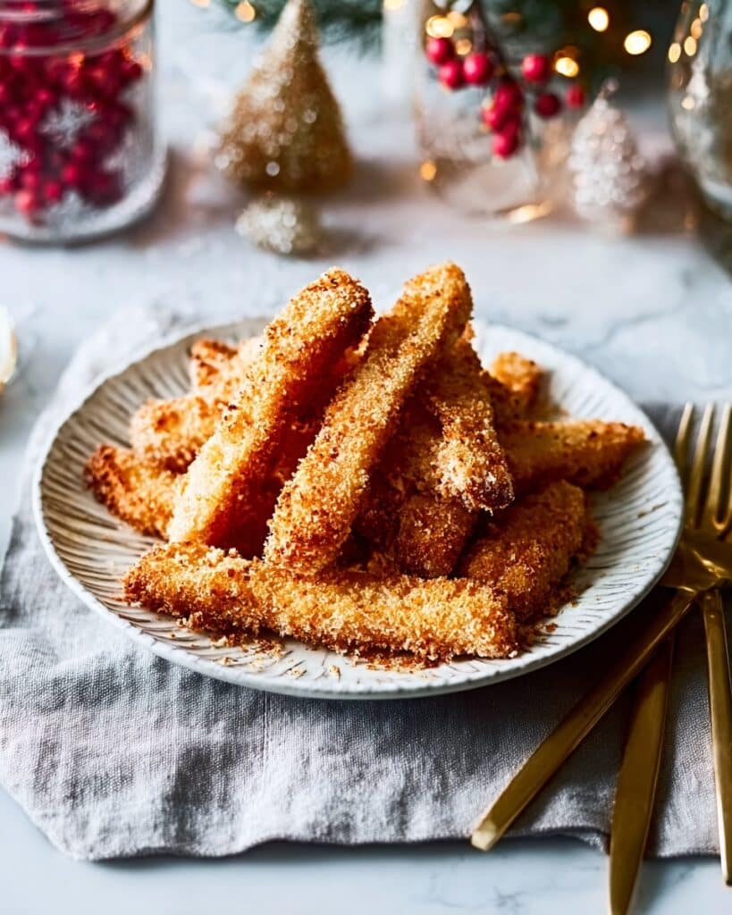 Crunchy Roasted Parsnips with Paprika and Polenta Recipe
