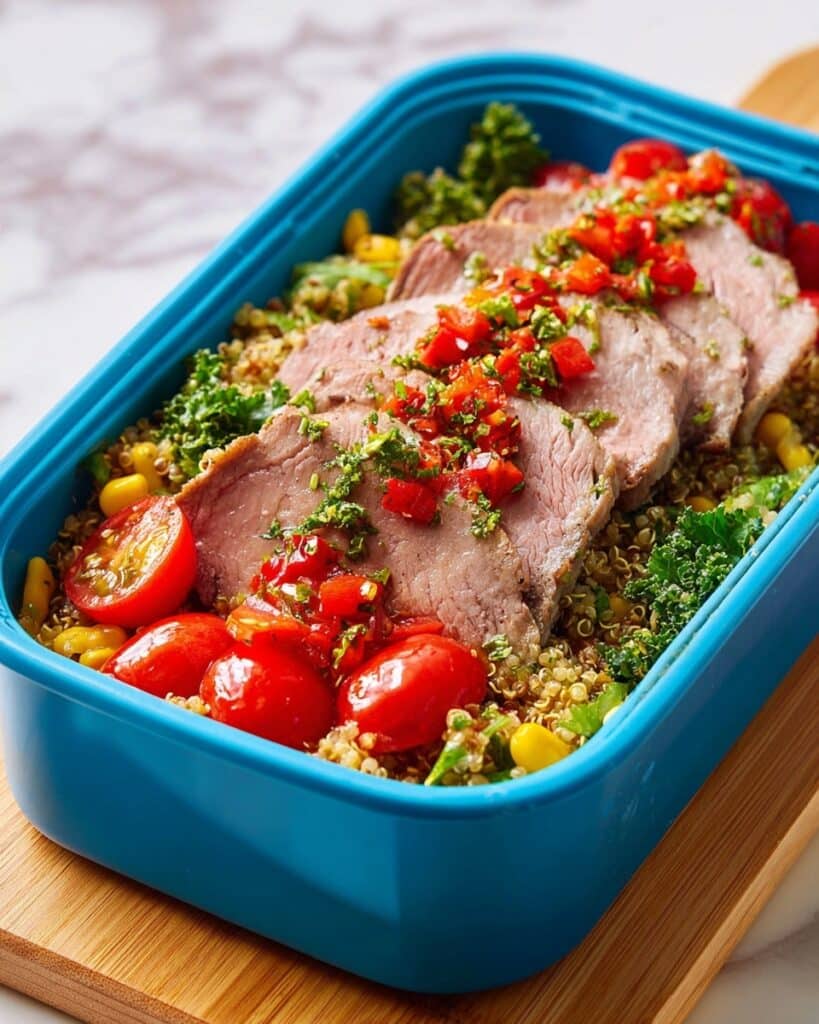 Beef & Red Chimichurri Quinoa Recipe