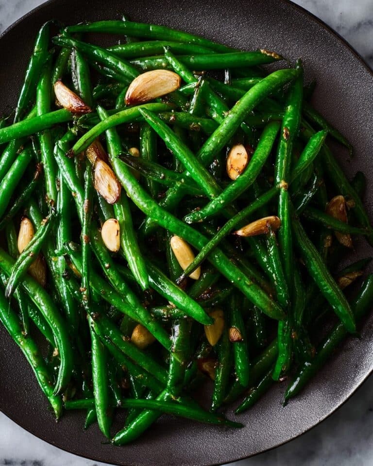 Stir-Fried Garlic Green Beans Recipe