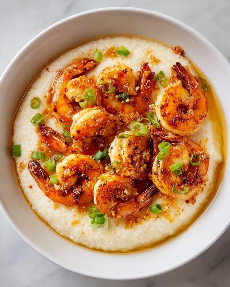 Shrimp & Grits with Garlic Butter Recipe