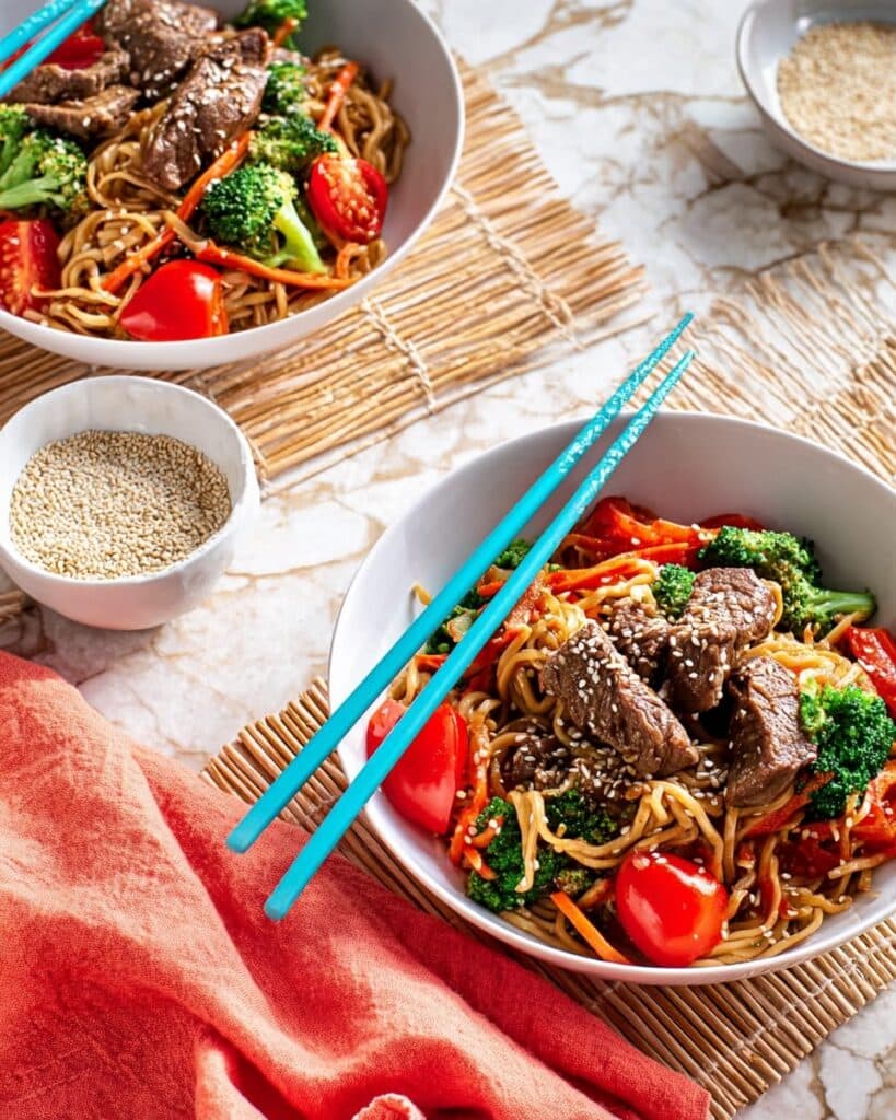 Miso Steak with Noodle Salad Recipe