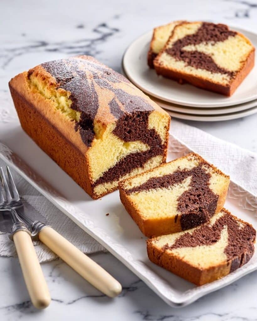 Milk-Free Vanilla Cocoa Swirl Cake Recipe
