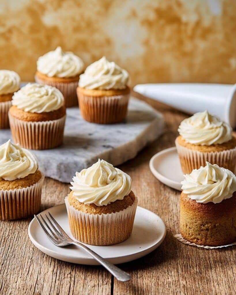 Vegan Vanilla Cupcakes with Swirled Icing Recipe