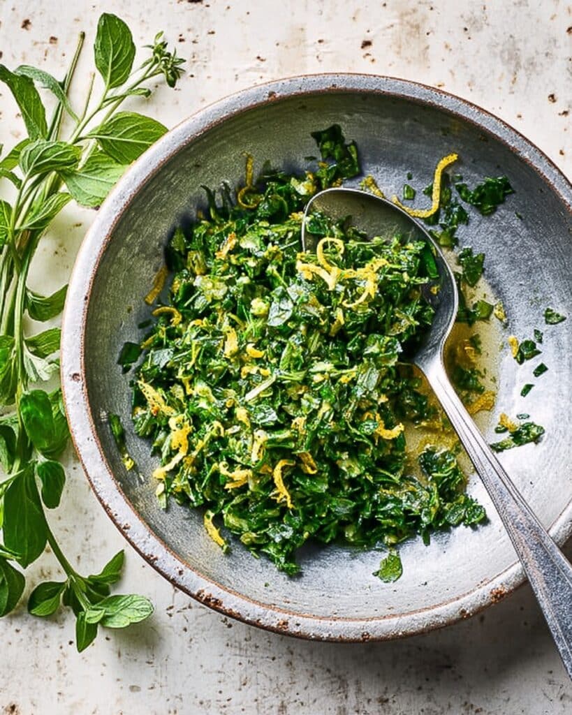 Gremolata Recipe: Fresh Lemon-Parsley Herb Relish Recipe