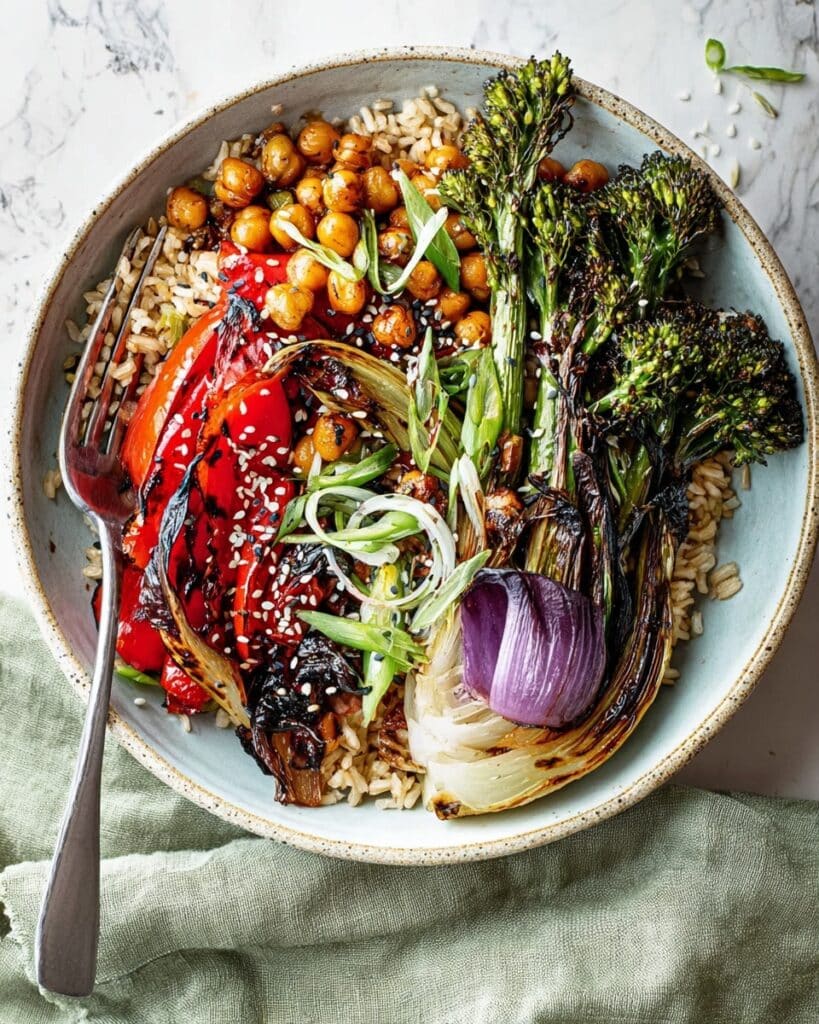 Roasted Teriyaki Veg Bowl Recipe