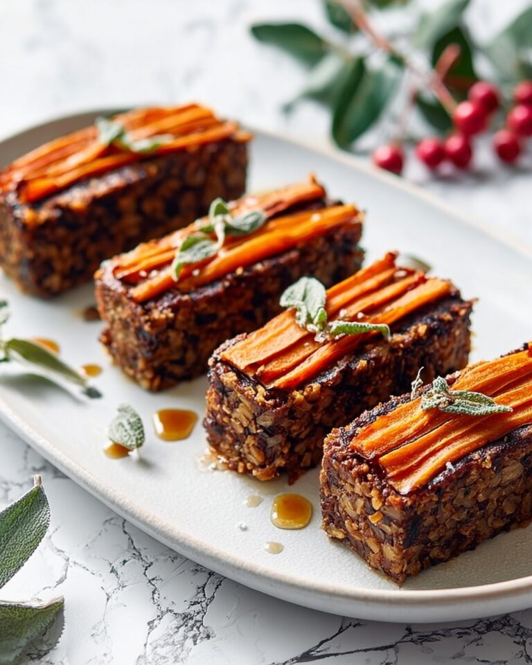 Mini Nut Roasts with Candied Carrots Recipe