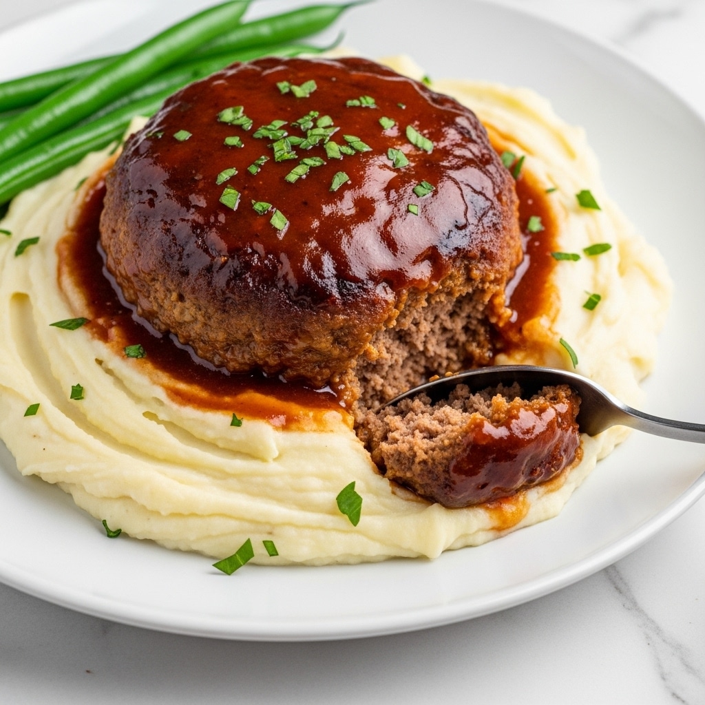 Mini Meatloaf with Cheddar and BBQ Glaze Recipe