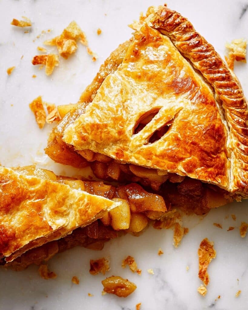 Toffee Apple Turnover Puff Pie Recipe