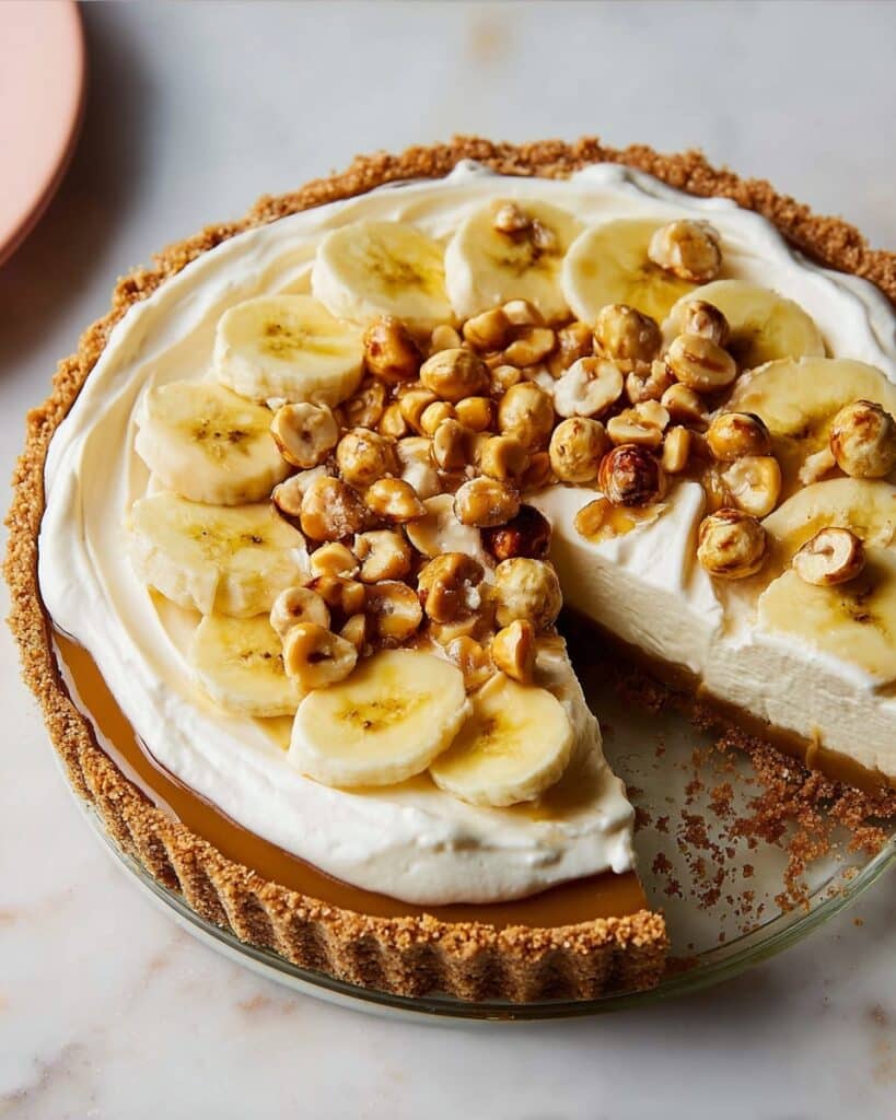 Salted Caramel & Hazelnut Banoffee Pie Recipe