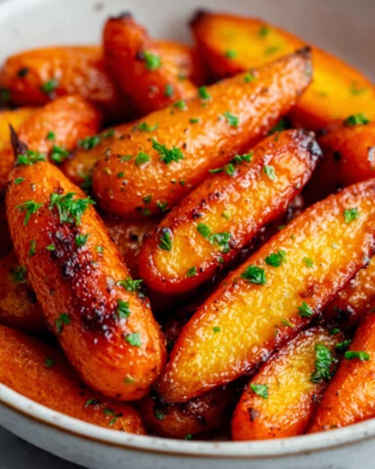Honey Garlic Butter Carrots Recipe