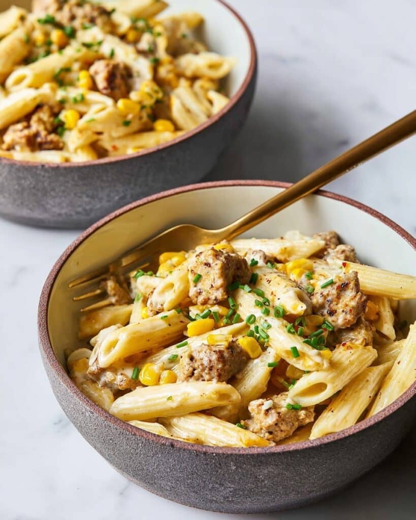 Piri Piri Chicken & Corn Pasta Recipe