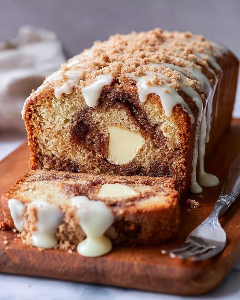 Cinnamon Swirl Cream Cheese Banana Bread Recipe