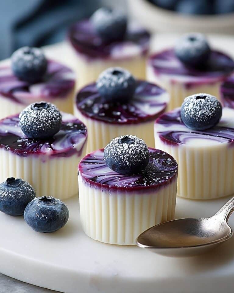Blueberry Swirl Yogurt Bites Recipe