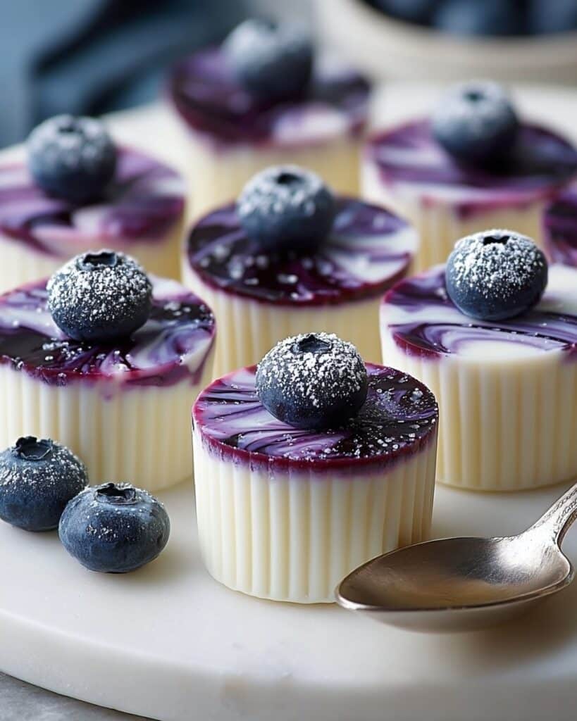 Blueberry Swirl Yogurt Bites Recipe